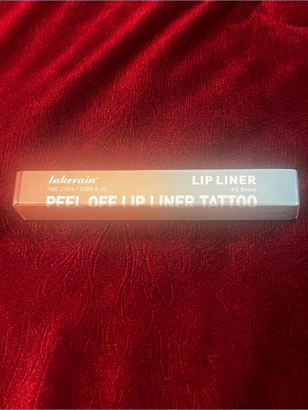 Lakervain Peel Off Lip Liner Tattoo - Brown